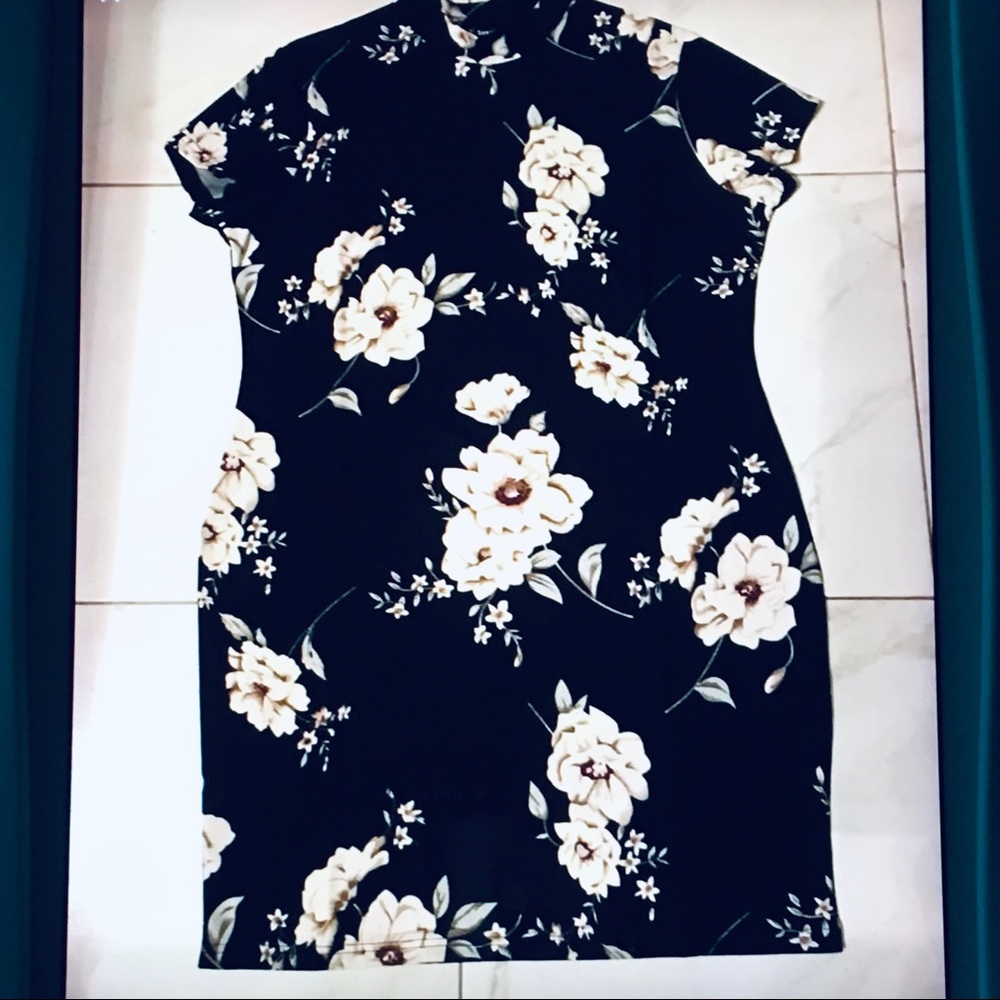 Blue Floral Dress